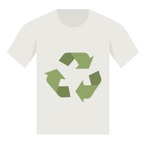 Recycle t shirt garment recycle icon