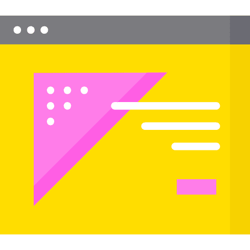 Web layouts widescreen illustrator icon