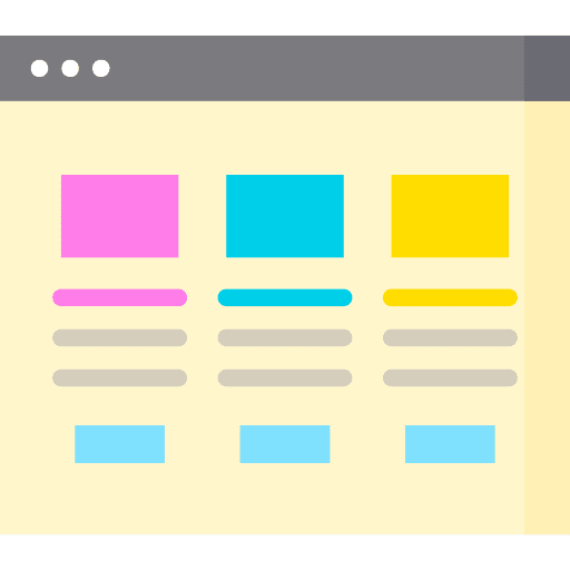 Web seo and web illustrator symbol icon