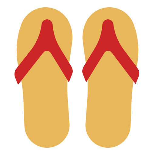 Sandals flip flops clothes fashion icon