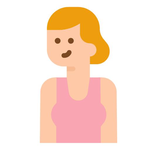 Woman girl avatar young icon