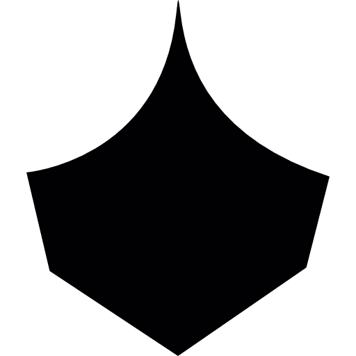 Shaped hexagon silhouette geometrical geometric icon