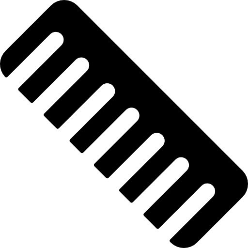 Comb tool silhouette tools and utensils hair comb comb icon