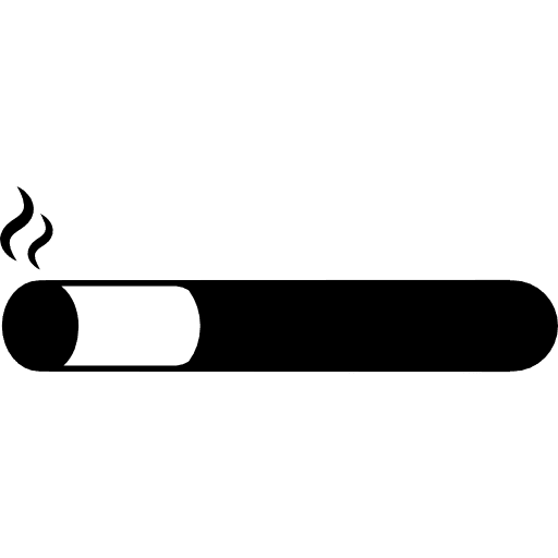 Cigarette lighted up cigar smoke smoker icon