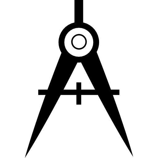 Compass tool variant circle tools and utensils drafting icon
