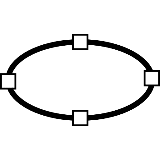 Ellipse vector format vector ellipse shape icon