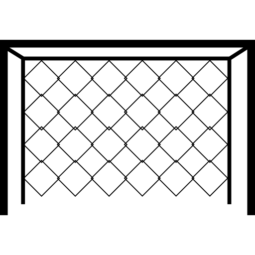 Goal box with net goal goal box sports icon