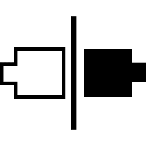 Mirror image of a shape of black and white variant mirror images mirror mirror image icon