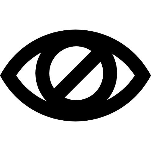 Blind eye sign color blind eye eyes icon