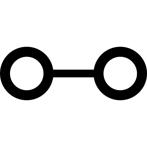 Graphic connection line union connection icon