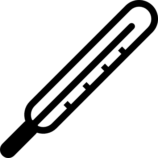 Thermometer tools and utensils medical tools icon