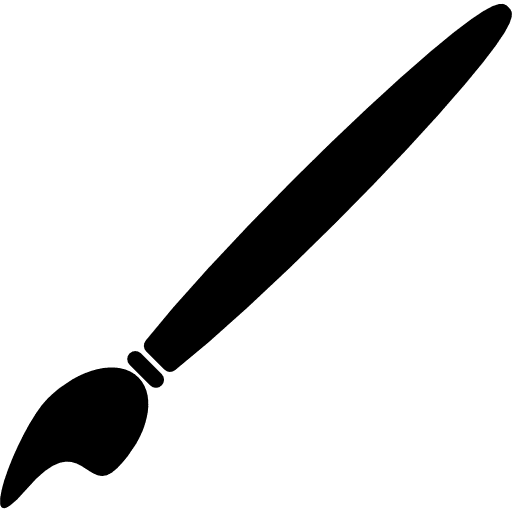 Brush tools and utensils tools brush icon