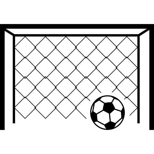 Goal ball goal sport symbology icon