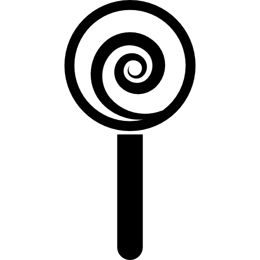 Lollipop foods symbology candy icon