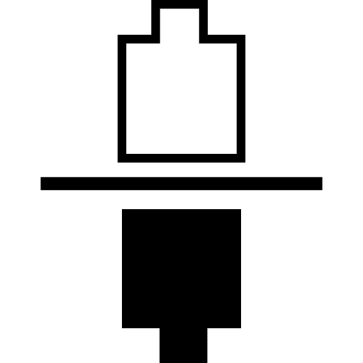 Mirror vertically mirror vertical symbology icon