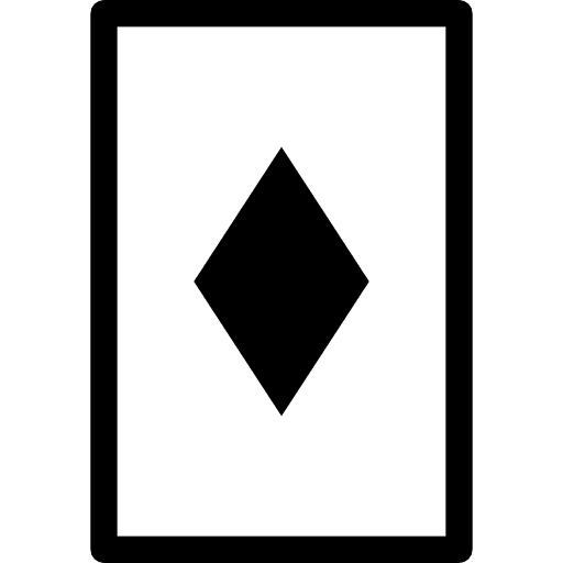 Diamonds playing card diamonds cards card icon