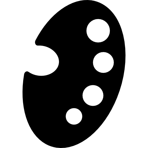 Painters palette tool art paint painting icon