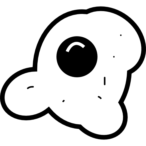 Sunny side up fried egg fried egg food egg icon