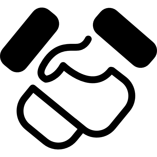 Handshake cartoon gesture gestures hands handshake icon