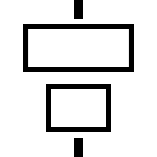 Object alignment horizontal horizontal center object alignment icon