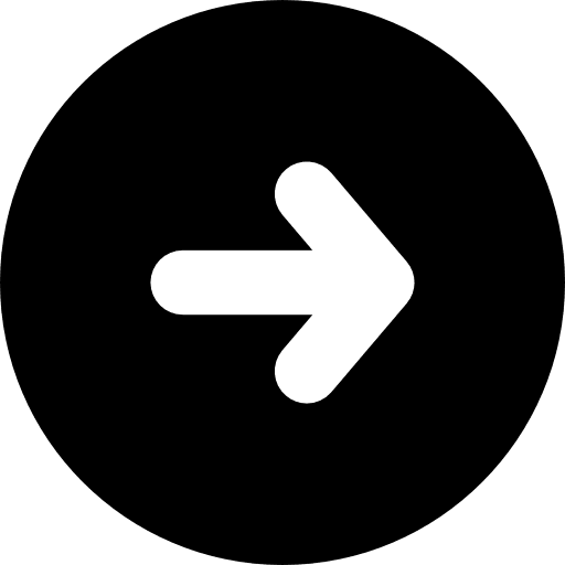 Right arrow in a circle arrow circular right arrows icon