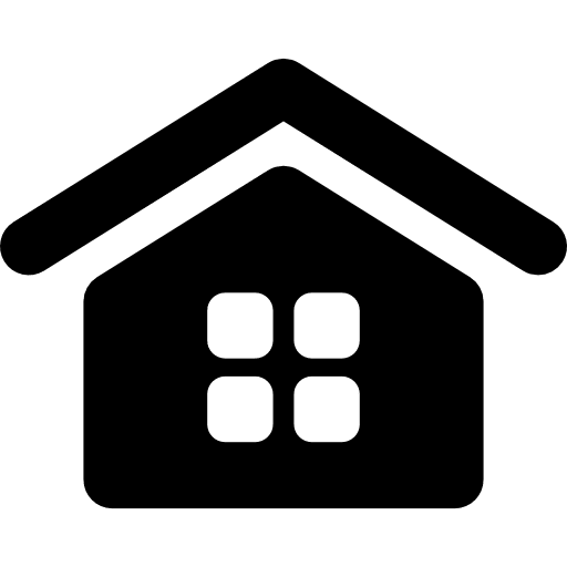 Home interface symbol with a window of squares variant interface home icon