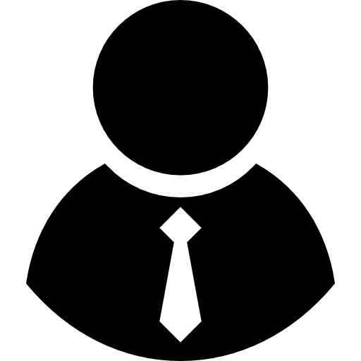 Usher man with tie tie male man icon