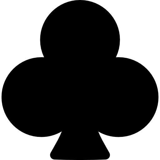 Clover black shape black shapes symbol icon