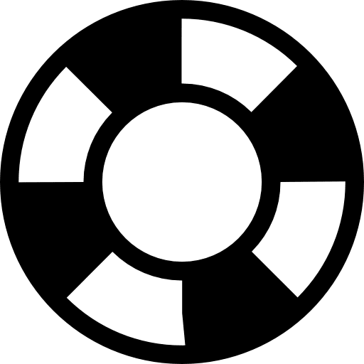 Floating tool to save lives universal icons lifesavers circular icon