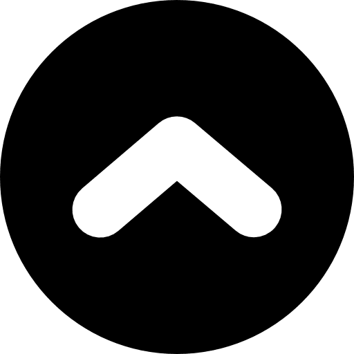 Up arrowhead in a circle arrowhead arrows arrowheads icon