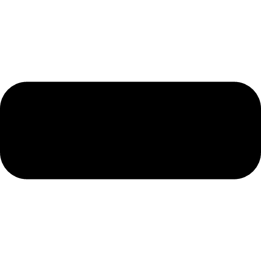 Minus sign of horizontal bar bar signs calculation icon