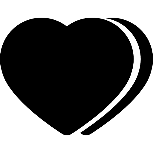 Hearts shapes universal icons symbolic icon