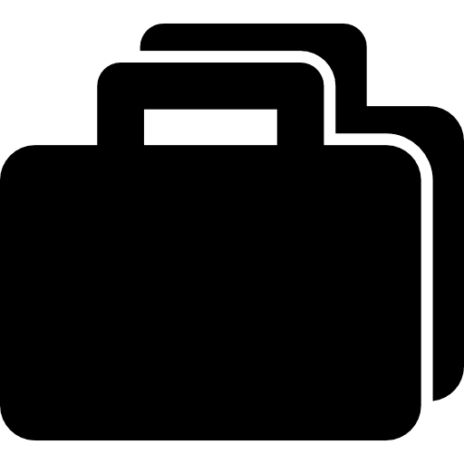 Suitcases suitcase handbags handbag icon