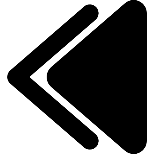 Left arrowheads triangles arrows arrow triangles icon