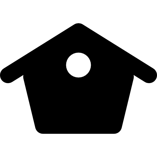 Birds home homes silhouette bird icon