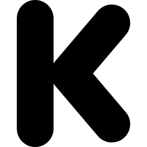 Navigate to start letter k sign sign signs letters icon