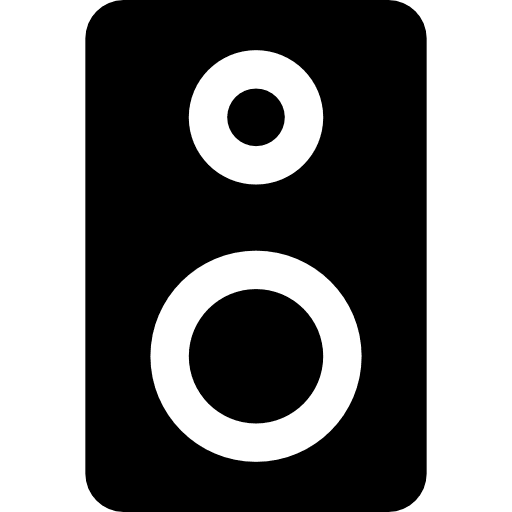 Speaker audio tool symbol speaker musical audio icon