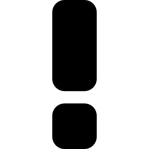 Exclamation sign warning interface symbol symbols exclamation interface icon