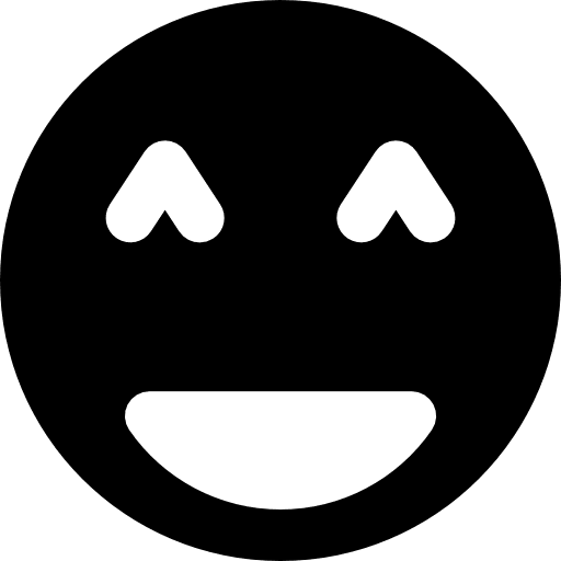 Happy face smiling interface faces icon