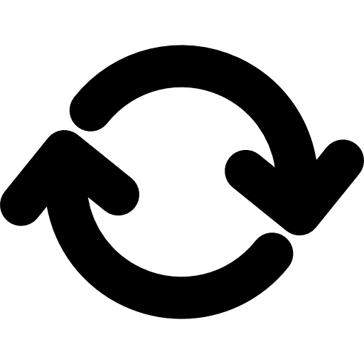 Arrows circle symbol circular arrows icon