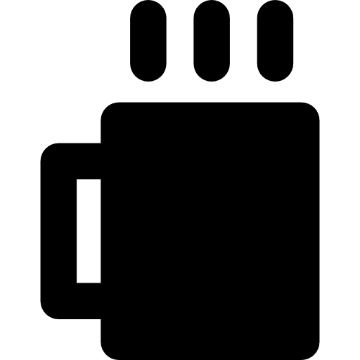 Hot drink mug coffee tea food icon