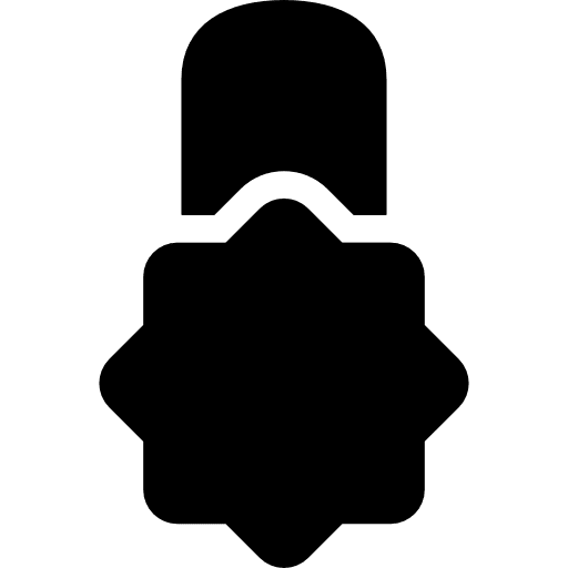 Star tag black shape shape tag tags icon