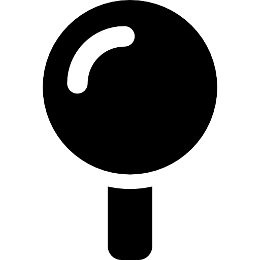 Black golf ball universal icons sportive black icon