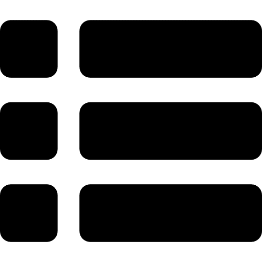 List interface symbol interface symbol list icon