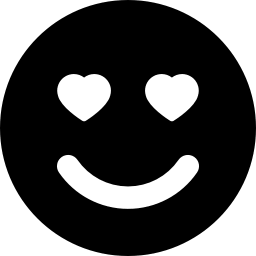 Smiley in love love smile interface icon