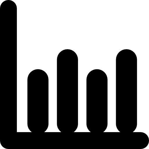 Bars graphic bars bars graphics bars graphic icon