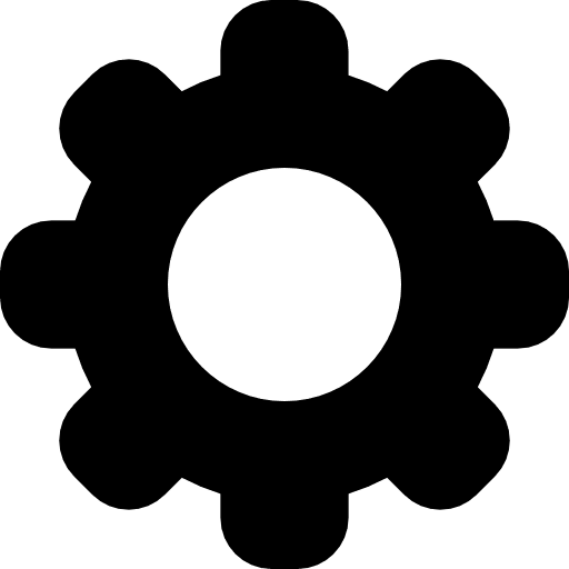 Cogwheel cog cogs gear icon