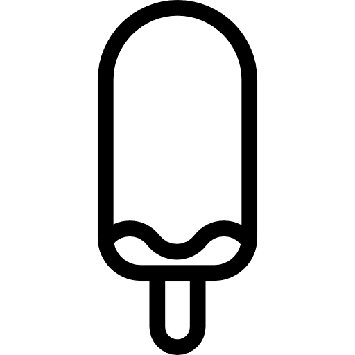 Ice cream stick food dessert summer icon