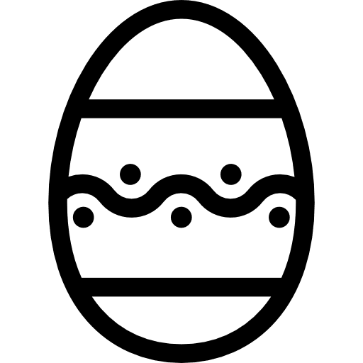 Easter egg painted ornamental ornamentation decorative icon