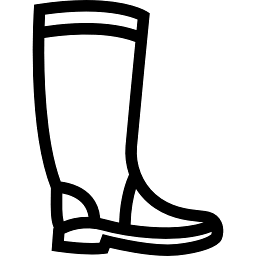 One boot shoe boots footwear icon